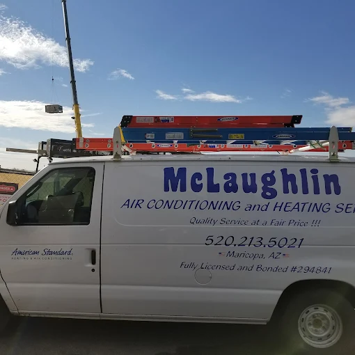 McLaughlin Air Conditioning and Heating service van — Maricopa, AZ, licensed and bonded #294841